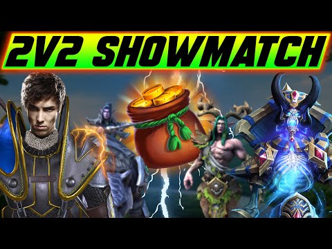 Lost Temple, Baby! 2v2 Showmatch - INTENSE! - WC3 - Grubby