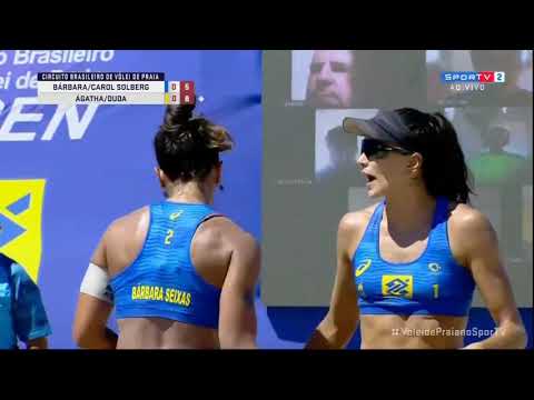 Torneio Brasileiro de Vôlei de Praia 2021 - Ágatha e Duda x Bárbara e Carol Solberg ( Final )