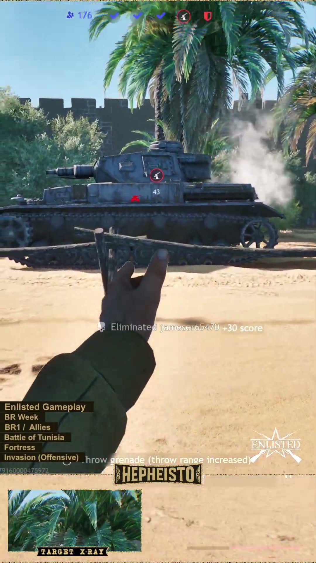 Saboteur eliminates Panzer IV F1 with Explosion Pack