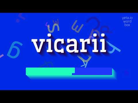 How to say "vicarii"! (High Quality Voices)