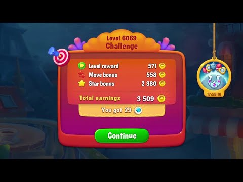 @Fishdom Win Strikes Level Super Hard Level 6067 - Special Level 6069 Challenge.