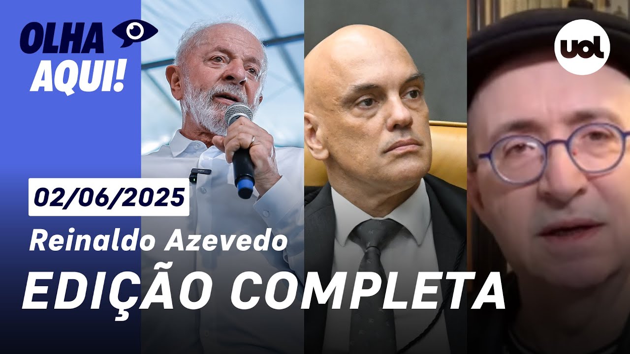 Reinaldo ao vivo: Lula alfineta o próprio governo; STF ouve testemunhas do golpe; ameaça de Trump e+