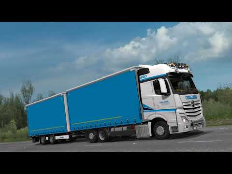 ETS2 Mercedes Actros 2545 Cairnryan - Glasgow