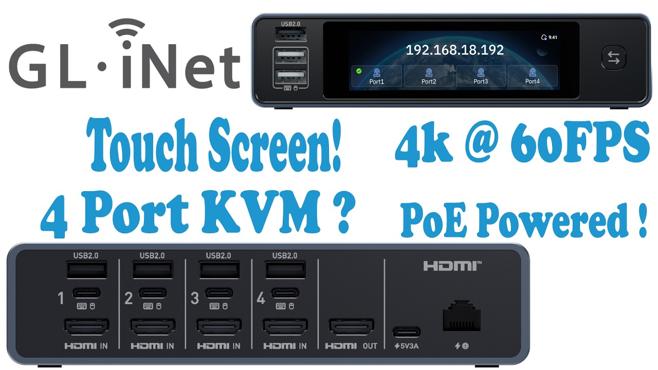Gl-inet Comet X 4 Port HDMI KVM @GLiNet
