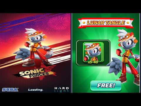 LUNAR TANGLE Update is HERE! 🌙 First Ever Tangle Skin in Sonic Forces Speed Battle!