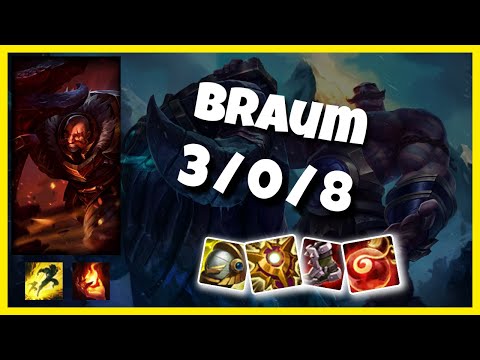 Braum vs Swain OCE Challenger SUPPORT (3/0/8) - v11.5