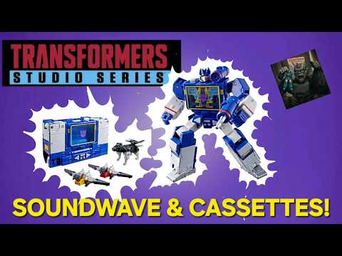 Transformers Studio Series 86 Movie Soundwave and Cassettes - GotBot True Review NUMBER 1348