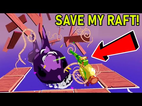 PROTECTING MY RAFT AT ANY COST.... WITH GUNS | Super Raft Boat VR (Oculus Quest 2)