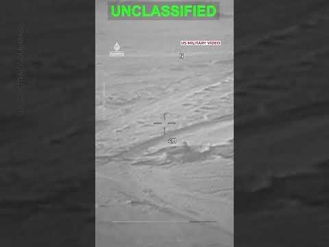 US releases footage of ninth consecutive night of strikes on Iran | AJ #shorts