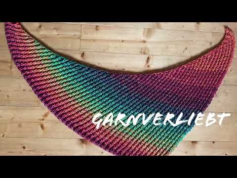 The easiest relief crochet shawl in the world