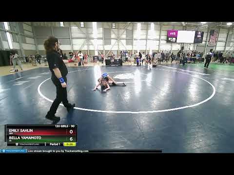 90 Lbs Quarterfinal - Emily Sahlin, WA Vs Bella Yamamoto, HI 07ff