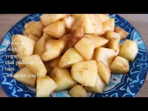 Healthy Sauteed Apples | No Sugar Dessert