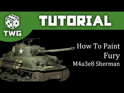 Airbrush Tutorial: How To Paint 'Fury' - Rubicon Models Sherman M4a3e8
