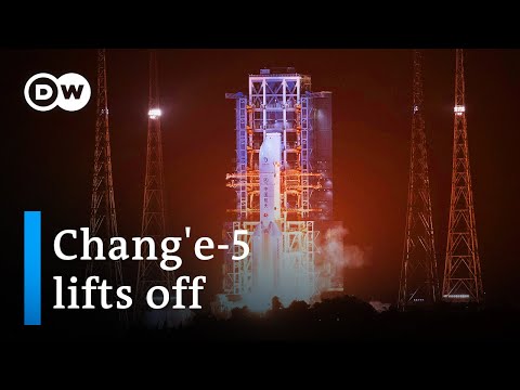 嫦娥五號將從月球帶回岩石嫦娥五號將從月球帶回岩石｜DW新聞 (China moon mission: Chang'e-5 to bring rocks back from the moon | DW News)