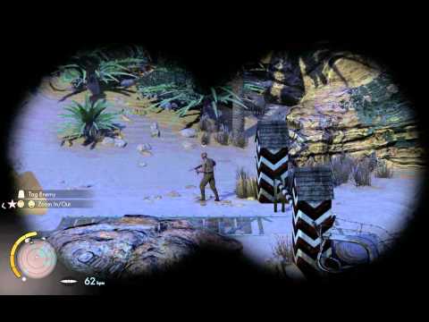 Sniper Elite 3 - Chap 2 Gaberoun: Mission Loadout, Relocation Bar Tutorial, Intestine Shot, Letter