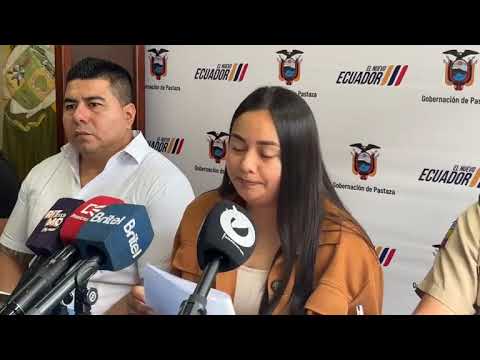 1Era Rueda de prensa de la Gobernación de Pastaza