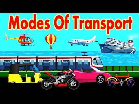 Different Types of Transportation | Modes of Transport | Educational Videos Youtube | Kid2teentv Video