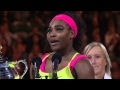 Serena Williams winning speech (Final) - Australian.