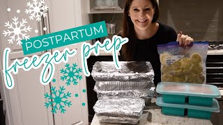 POSTPARTUM FREEZER MEALS BEFORE BABY // Freezer Meal Marathon + Breakfast, Lunch/Dinner, & Dessert