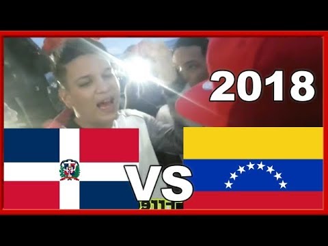 VENEZUELA (KLASICO KND) VS REPUBLICA DOMINICANA (CORO FLOW) BATALLA DE RAP 2018.