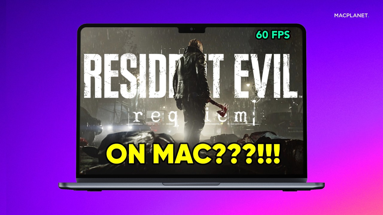 Resident Evil Requiem CrossOver 27 Preview Performance Test on MacBook Air