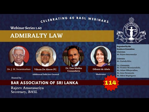 BASL Webinar 1.60 - Admiralty Law