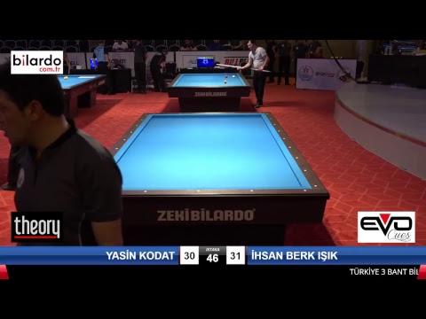 YASİN KODAT & İHSAN BERK IŞIK Bilardo Maçı - 2018 ERKEKLER 2.ETAP-5.Ön Eleme