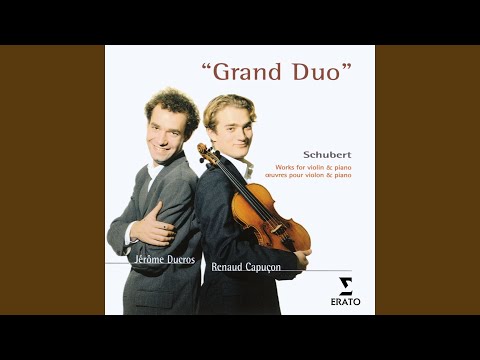 Violin Sonata in A Major, Op. Posth. 162, D. 574 "Grand Duo": I. Allegro moderato