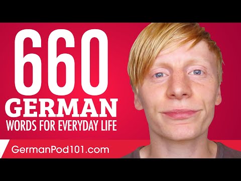 380 German Words for Everyday Life Basic Vocabulary 19
