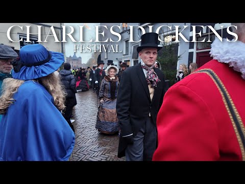 🎄Weihnachtsspaziergang im viktorianischen London von 1850 | Das Charles-Dickens-Festival