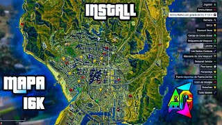 How to install Satellite View Map with colorful Blips (GTA 5 MODS) 2022 