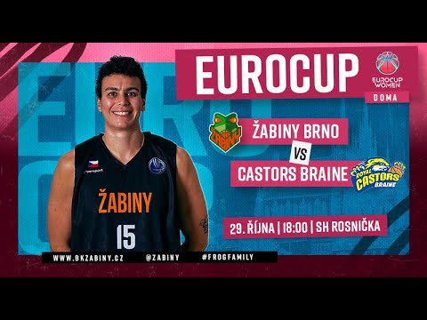 ECW: Žabiny Brno - Castors Braine, 29.10.2025