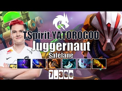 Juggernaut Safelane | TSpirit.YATOROGOD | YATORO NO MERCY 19 KILLS | 7.30e Gameplay Highlights