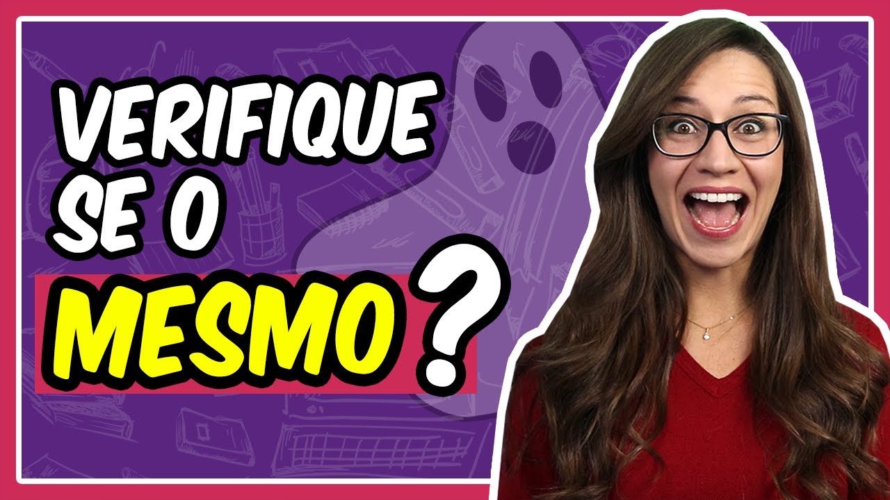 Quando (não) usar a palavra MESMO || Professora Letícia Góes