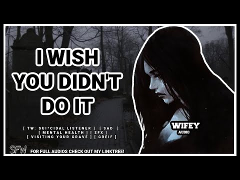 [F4A] Your Girlfriend Visits Your Grave...[Depressed Listener] [Comfort] [Girlfriend ASMR]