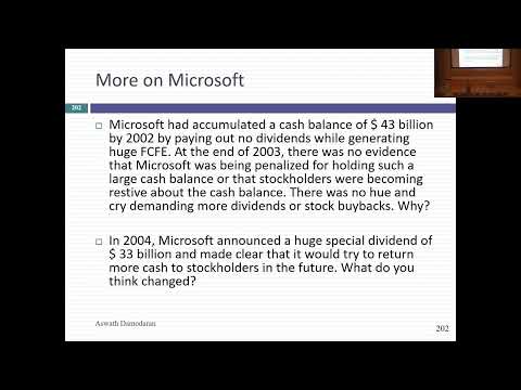 Session 24: Trust, Control and Dividend Policy