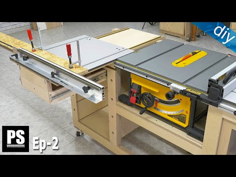 DIY Table Saw Sliding Carriage / Mobile Workbench EP 2