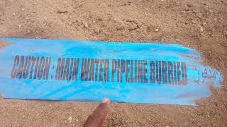 Laying of Warning Type above Pipe line.  or What is the warning Type 