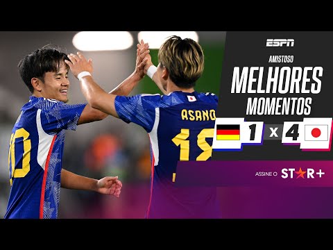Gols e lances de Alemanha x Japão