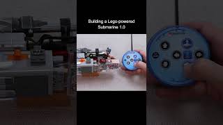 Building a Lego-powered submarine 1.0 #shorts