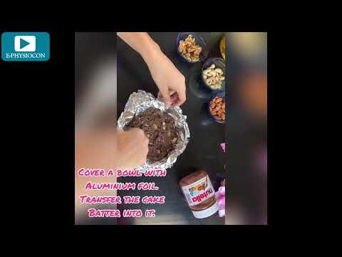 E-Talent E-Physiocon Physical Therapy Conference: Dr. Vishwa Patel Cooking Skill No bake cake