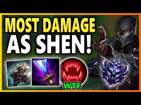 MOST DAMAGE AS SHEN IN DIAMOND! THIS TEAM MADE ME ALMOST LOSE MY MIND | Unranked to Challenger EP 34