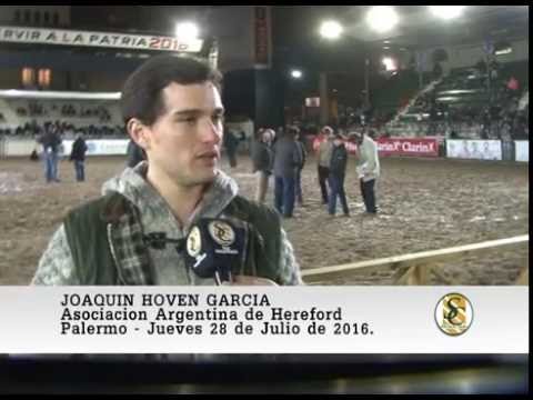 28-07-16 JOAQUIN HOVEN GARCIA - ASOCIACION ARGENTINA DE HEREFORD - PALERMO 2016.