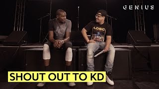 Kevin Durant Reacts To Lyric Shout Outs From Drake, Jay Z, J. Cole, Wale, and Logic