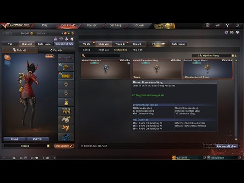 [CFVN] Đột nhập tài khoản sỡ hữu item 220% Dame - Đấu trường rz3