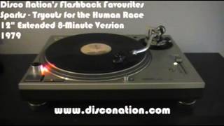 Sparks - Tryouts for the Human Race RARE 12" Extended 8 minute Version FULL