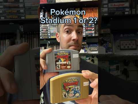 Do you prefer Pokemon Stadium 1 or 2? #shorts
