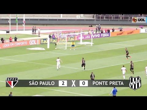 Gols: São Paulo 2 x 0 Ponte Preta