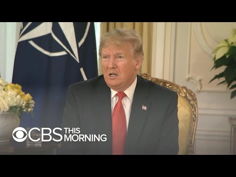 Trump slams French president at NATO meeting Trump slams French president at NATO meeting