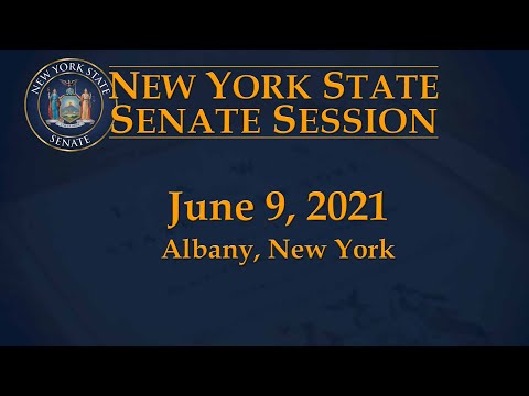 New York State Senate Session - 06/09/21